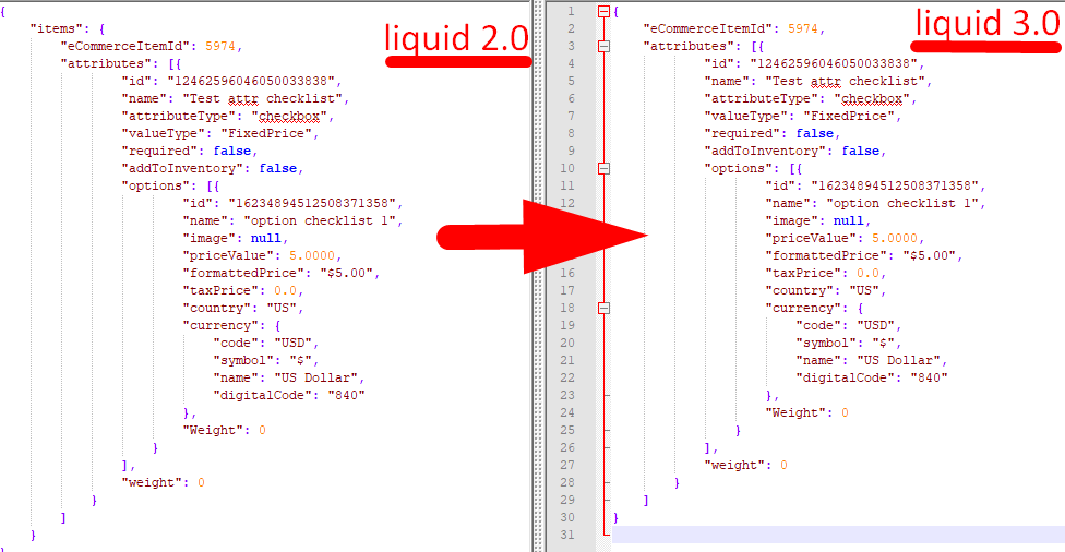 item_attributes component